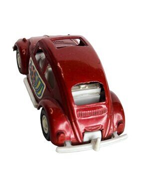 TootsieToy Volkswagen VW Beetle Bug White Interior Diecast 4"